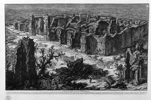 Rovine delle Terme Antoniniane av Giovanni Battista Piranesi